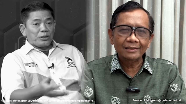 Kader PSI Sudarsono Sebut Mahfud MD Sengkuni, Gegara Terus Kuliti Proyek Era Jokowi