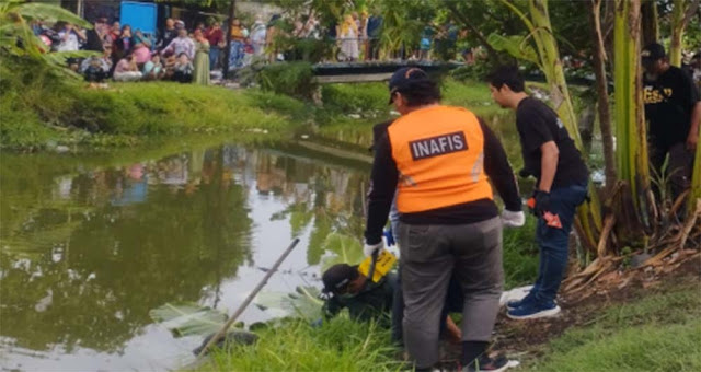 Mahasiswa Ditemukan Tewas di Sungai Gempol Indramayu, Leher Terlilit Sweater