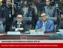 DPR RI Langgar Tuntutan 17+8, Kini Ahmad Sahroni CS Batal Dipecat