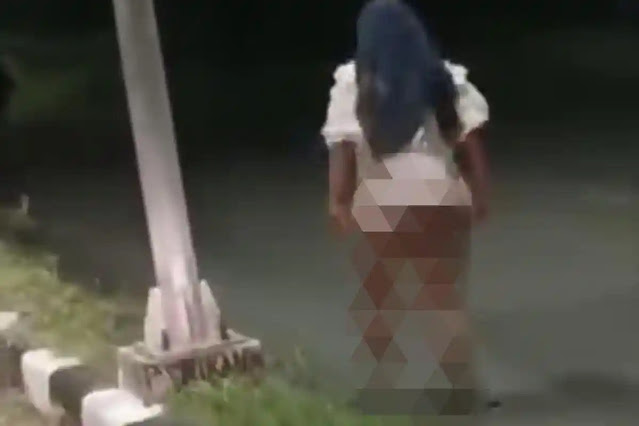 Viral Video Wanita Jalan Tanpa Celana di Bangkalan, Diduga Habis Berbuat Hal Tak Senonoh
