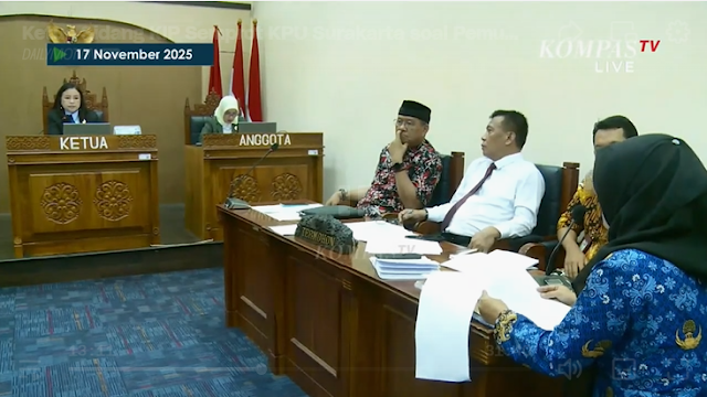 Ketua Sidang KIP Semprot KPU Surakarta soal Pemusnahan Salinan Berkas Jokowi