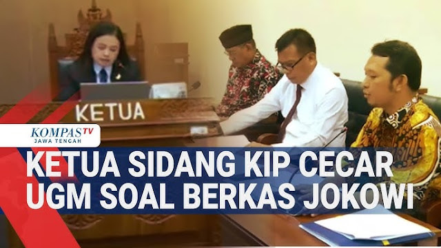 Perwakilan UGM Dicecar Majelis Sidang KIP soal Ijazah Jokowi: Banyak Jawaban Tidak Ada