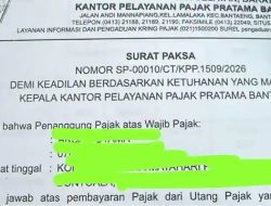 Wajib Pajak Gowa Kena Surat Paksa Rp265 Juta, Protes Standar Ganda KPP Bantaeng