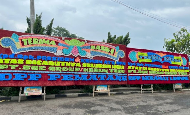 Dicabut! HGU PT Sugar Group Companies 85 Ribu Hektare di Lampung, Rakyat Gelar Syukuran