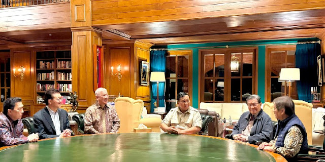 Prabowo Subianto Bahas Strategi Ekonomi dengan 5 Taipan Terbesar Indonesia